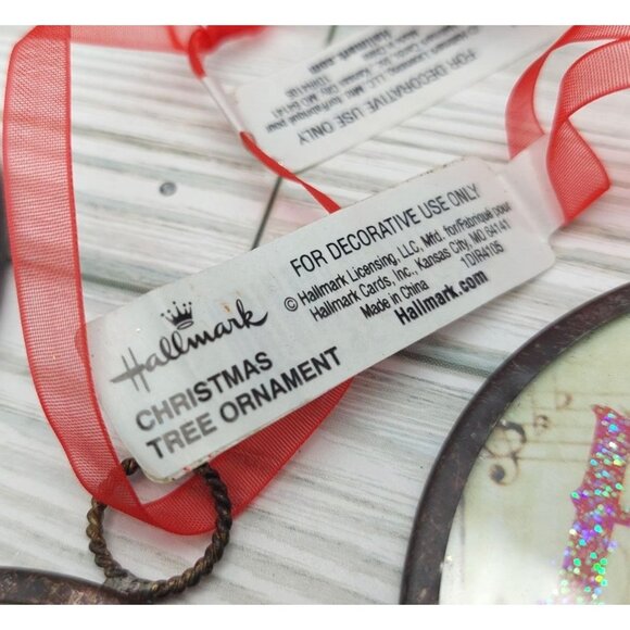 NWT Lot of 3 HALLMARK Music Theme Christmas Tree Ornament Play On Live for Music - Picture 6 of 7